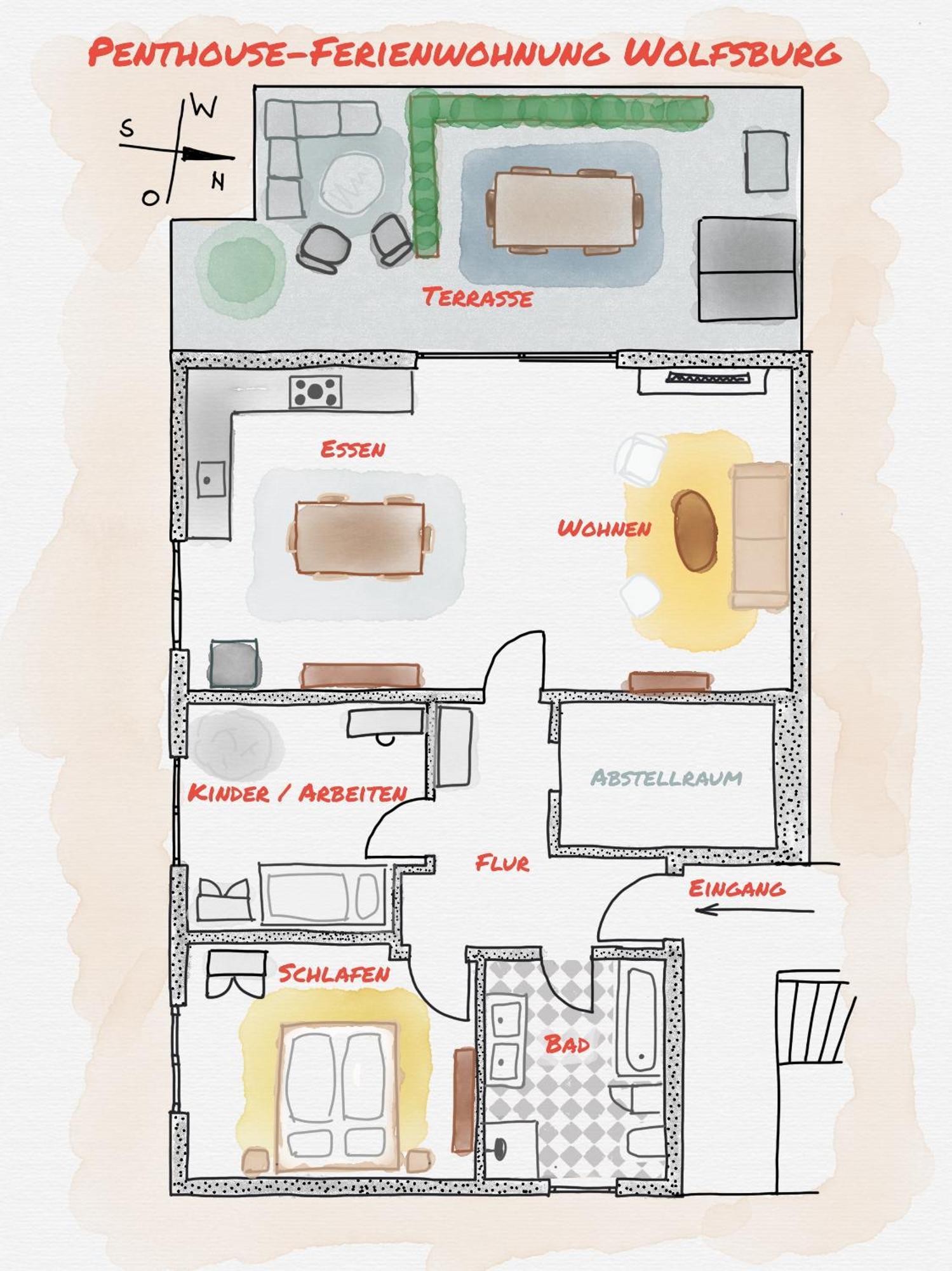 Penthouse-Ferienwohnung ولفسبورج المظهر الخارجي الصورة